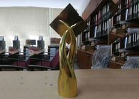 Pintura de bronze personalizada do troféu do copo do metal e tipo de lustro do revestimento