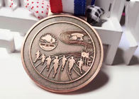medalhas feitas sob encomenda dos esportes do diâmetro de 60mm, estações de acabamento da maratona de 10km que correm medalhas da concessão