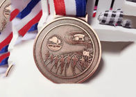 medalhas feitas sob encomenda dos esportes do diâmetro de 60mm, estações de acabamento da maratona de 10km que correm medalhas da concessão