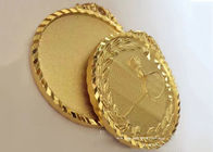 Liga de zinco feito sob encomenda de moldação chapeado ouro das medalhas dos esportes do metal para o fósforo do badminton