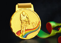 Ciclo que compete medalhas e fitas feitas sob encomenda dos esportes do metal 110 gramas para o campeonato