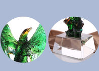 Lembranças de vidro dos vencedores de Liuli do chinês do jade com Eagles vitrificado na parte superior