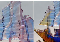 Ofícios coloridos decoração do esmalte da mesa de escritório, ornamentação do barco de navigação do estilo chinês