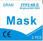 Máscara FFP2 com os produtos dos cuidados pessoais do certificado do CE para protetor médico em Coronavirus