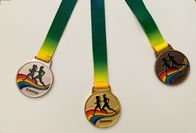 Medalhas feitas sob encomenda dos esportes do metal 70mm das lembranças da maratona