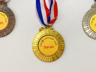 Medalhas gravadas ligas de zinco dos esportes do serviço de design da fita 3D