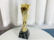 Altura das concessões da competição copo do troféu da resina de 11 polegadas com a estrela