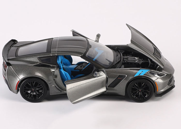 Presentes ligas de zinco do ofício do metal DIY modelo da simulação do carro de 1/24 de proporção para crianças