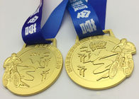 Morre das medalhas feitas sob encomenda dos esportes do metal da carcaça o tipo material de bronze para esportes da raça de bicicleta