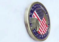 Estilo feito sob encomenda militar do veterano do Estados Unidos das medalhas dos esportes com símbolo de Eagle