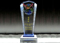 Concessões personalizadas parte alta do troféu do cristal com esmalte colorido Eagle
