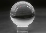 A decoração de cristal transparente da bola de vidro Crafts o diâmetro de 2 - de 30cm opcional