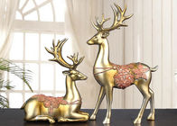 As artes da resina da rena do Natal e os ofícios dirigem/o uso decoração do hotel