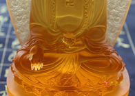 Figura muito colorida da Buda do esmalte para o altar e os textos feitos sob encomenda da adoração aceitados