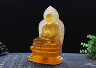 Figura muito colorida da Buda do esmalte para o altar e os textos feitos sob encomenda da adoração aceitados