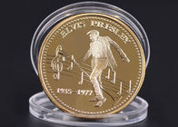 Do metal famoso da estrela de Elvis Presley medalhas feitas sob encomenda do evento da moeda da lembrança da música rock
