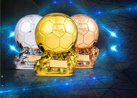 Da resina feita sob encomenda dos troféus da concessão do futebol aplicação material da competição de Sporsts do futebol